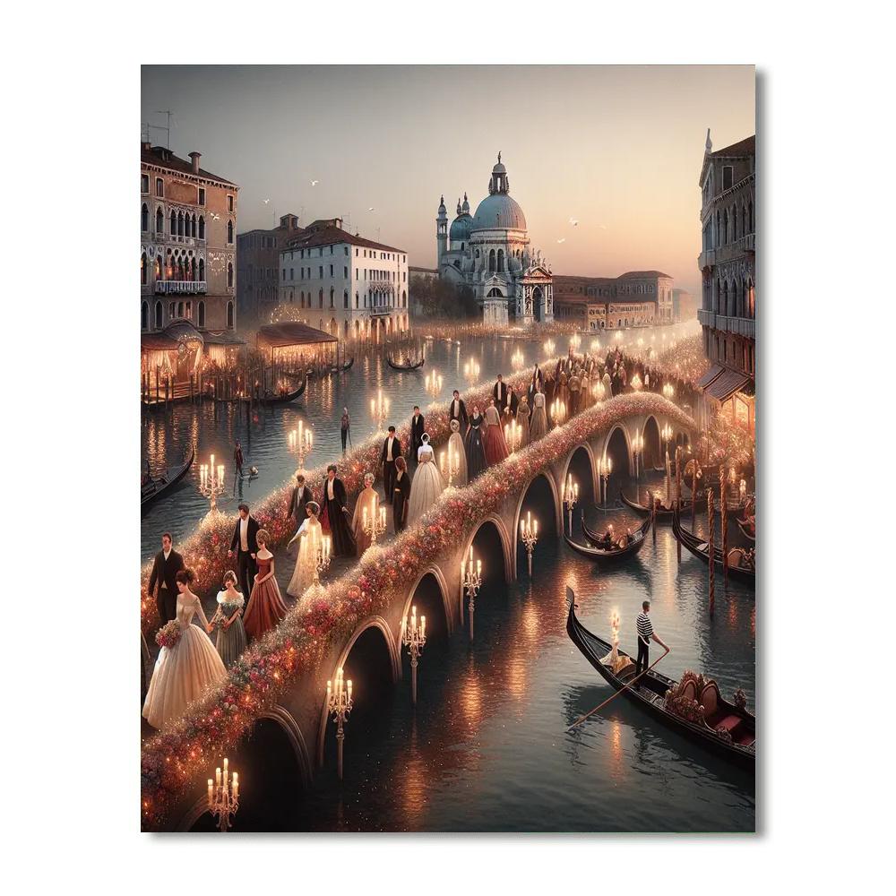 Festa Della Madonna Della Salute - Venice Numbered Painting Kits