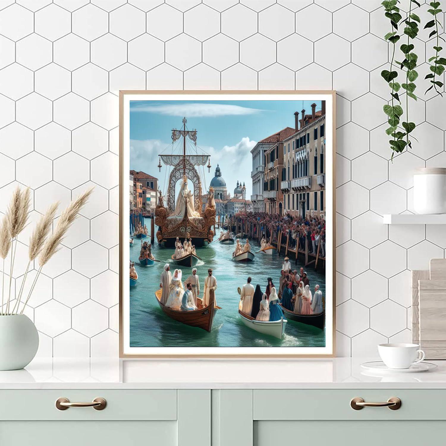 Festa Della Sensa - Italy Painting By Numbers Kit