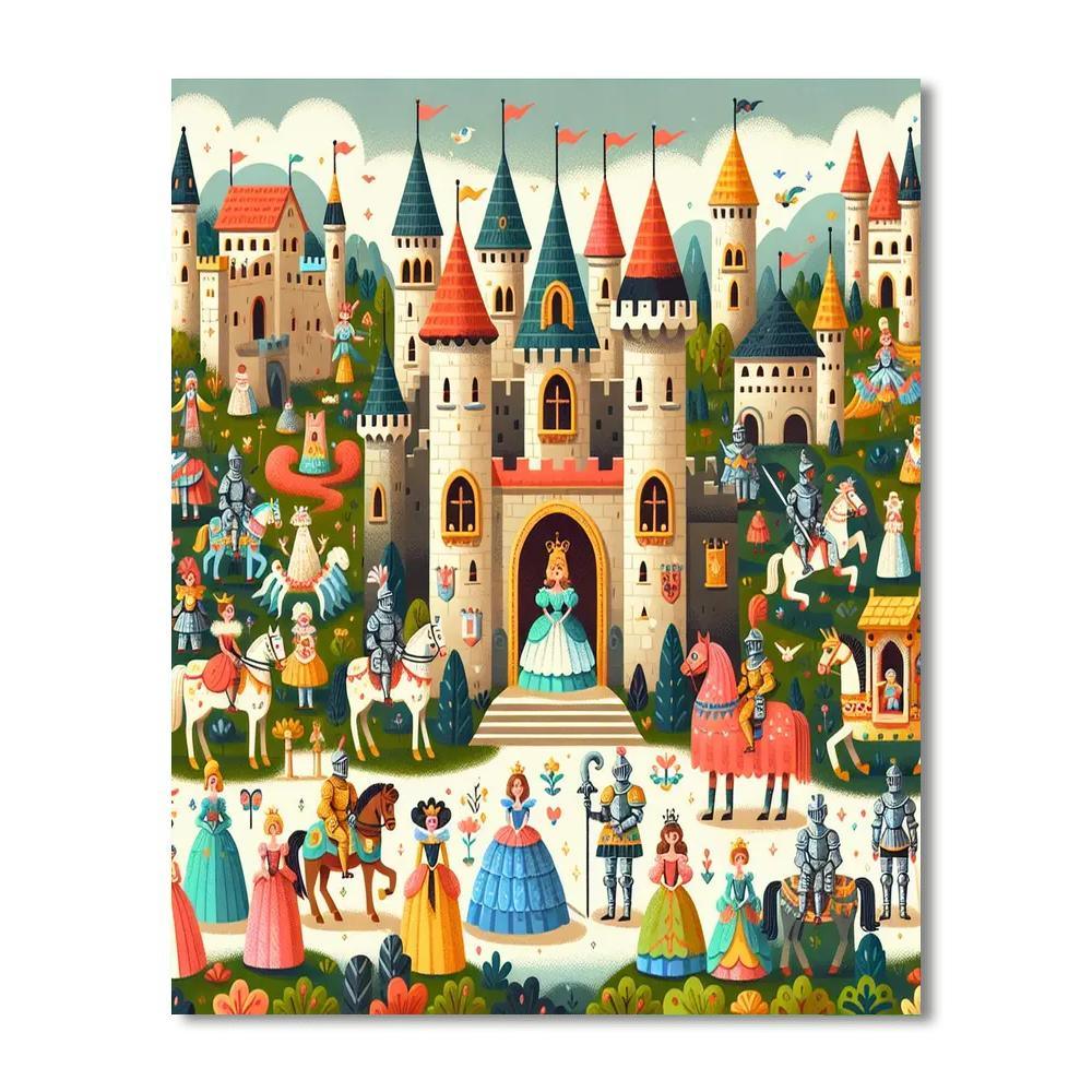 Royal Kingdom Adventure Paint By Numbers