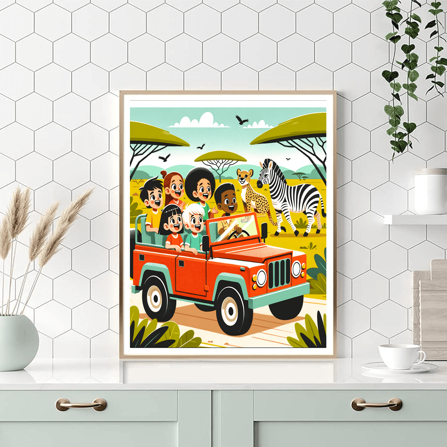 Safari Adventure Quest Paint By Numbers