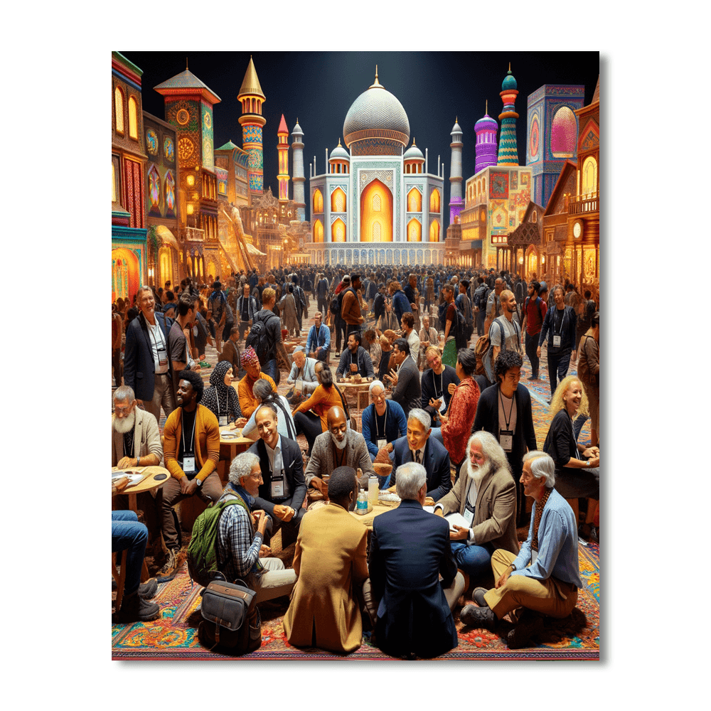 Wonders Of The World Festival Paint By Number