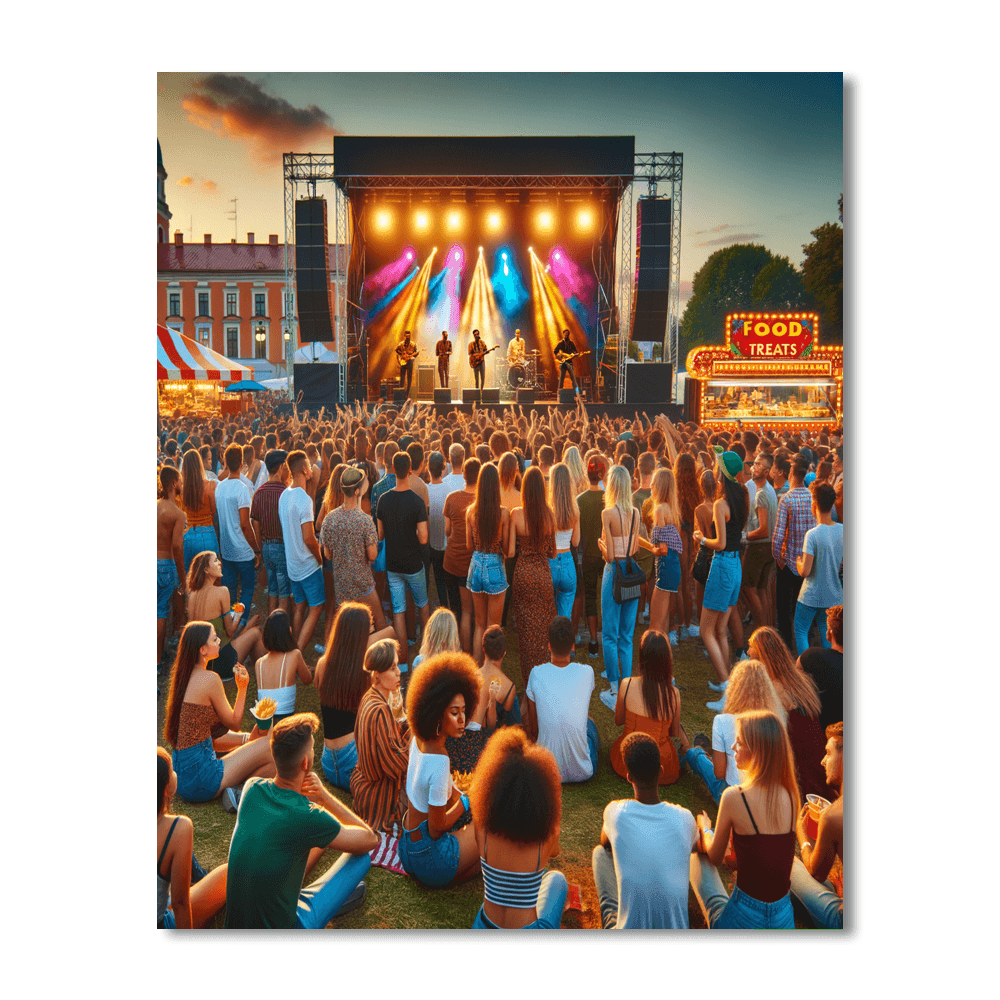 Cincinnati Music Festival DIY Paint By Numbers