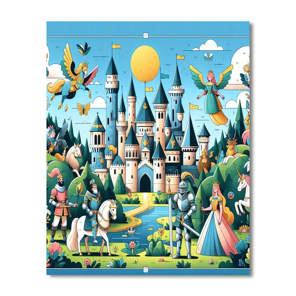 Fantasy Fairytale Adventures Paint By Numbers