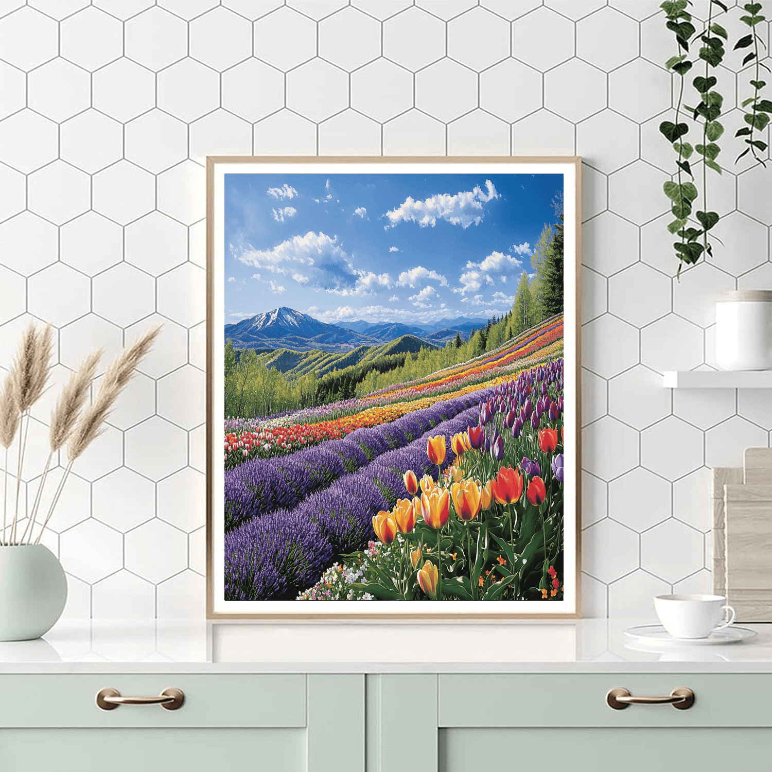 Hokkaido's Flower Fields Paint By Numbers Kits