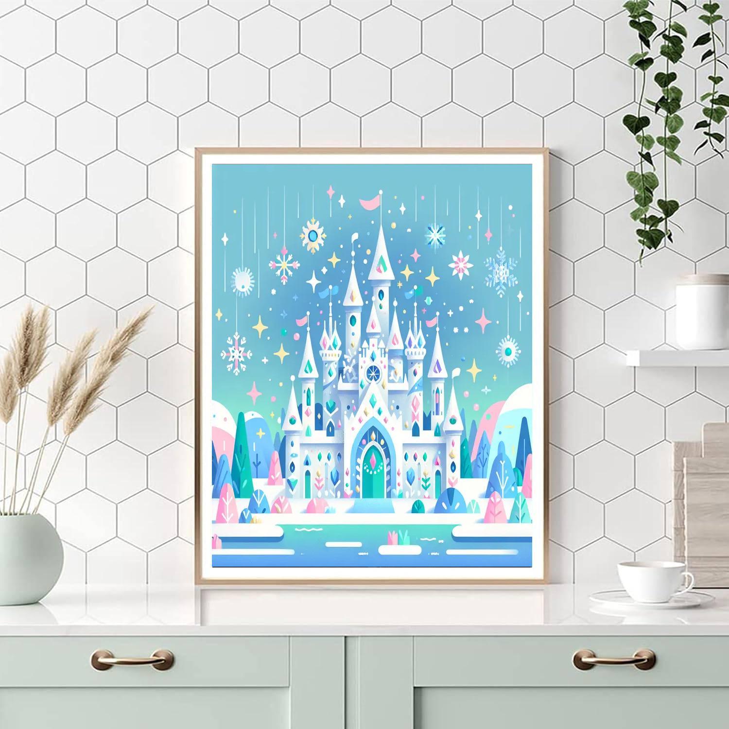 Magical Ice Castle Adventure Paint By Number