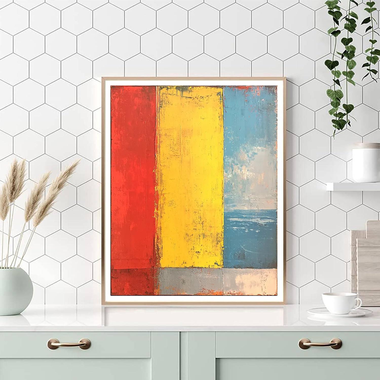 Mark Rothko Inspired Dancing Shadows Of Time  Paint By Color