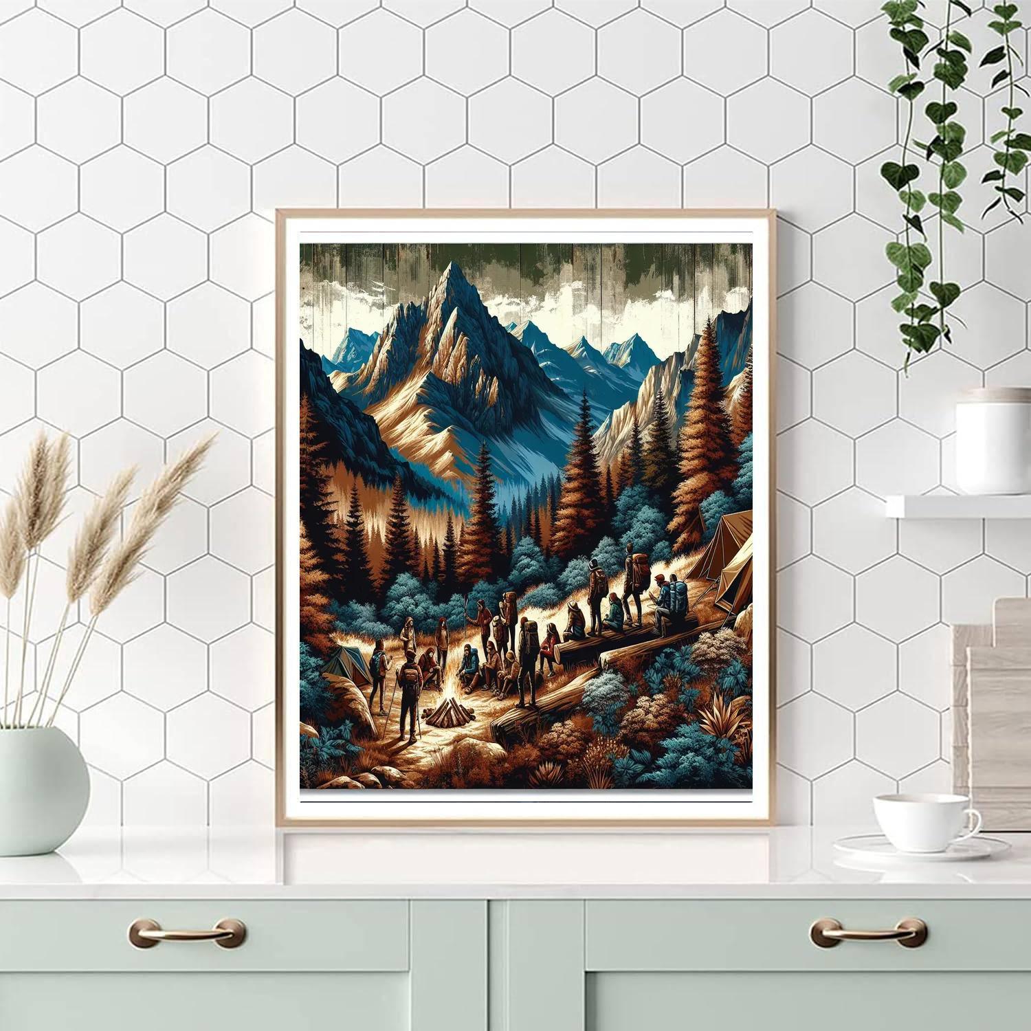 Rugged Outdoor Adventure Paint By Number