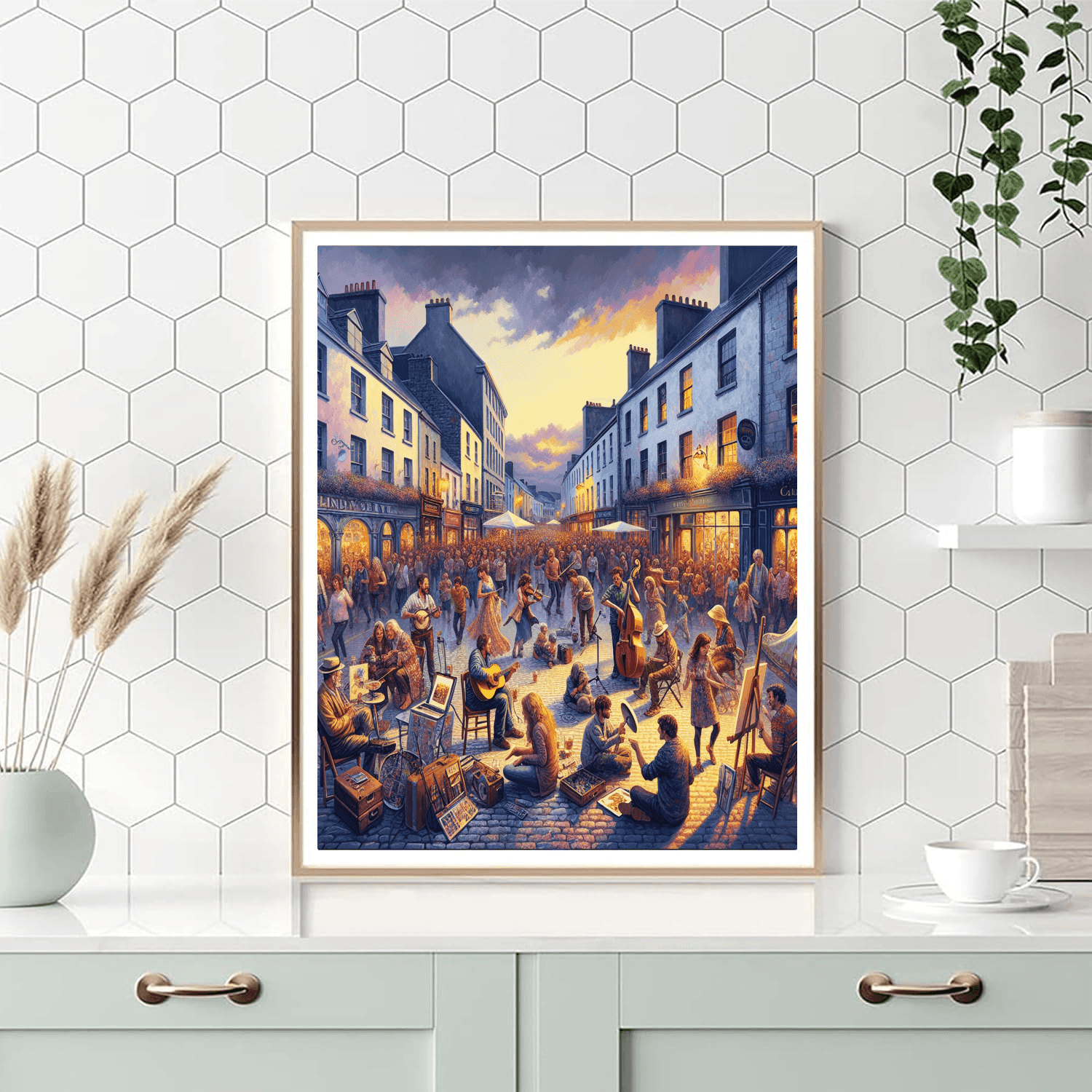 Galway International Arts Festival Number Painting