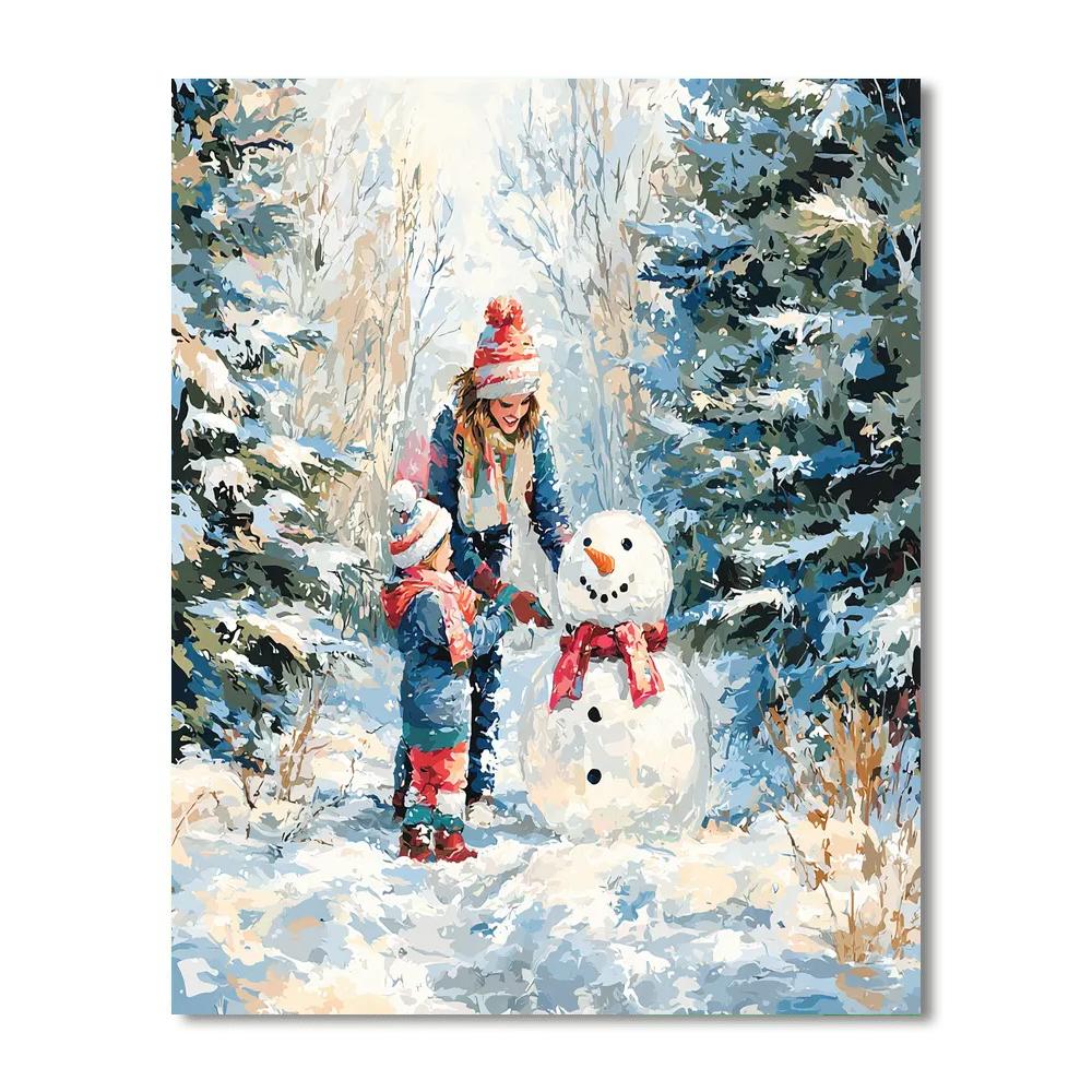 A Cozy Winter Day Paint By Number