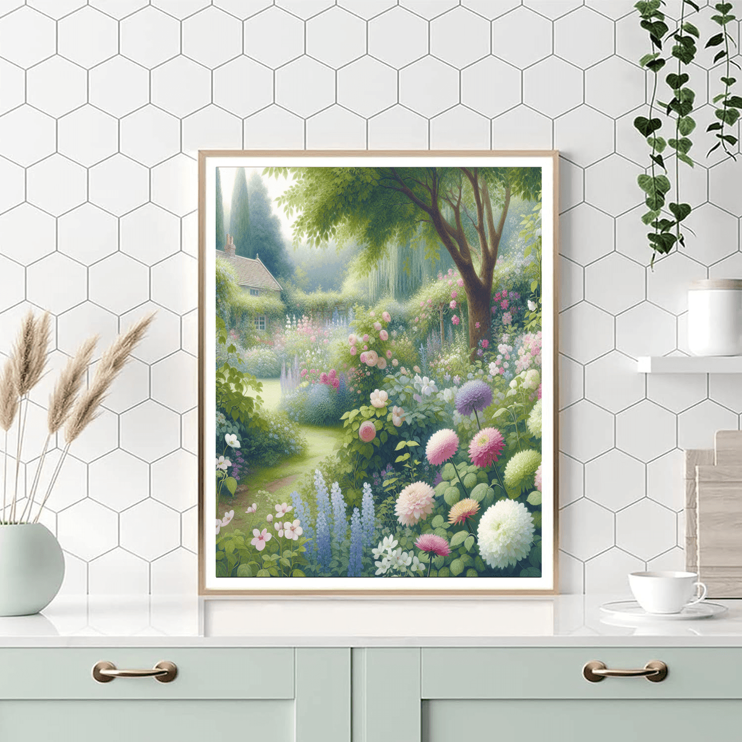 Cottage Garden Bliss Paint By Numbers