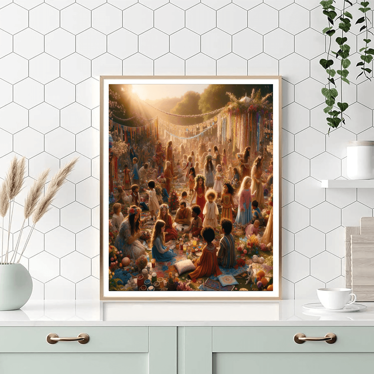 Waldorf Festival - Germany DIY Paint By Numbers