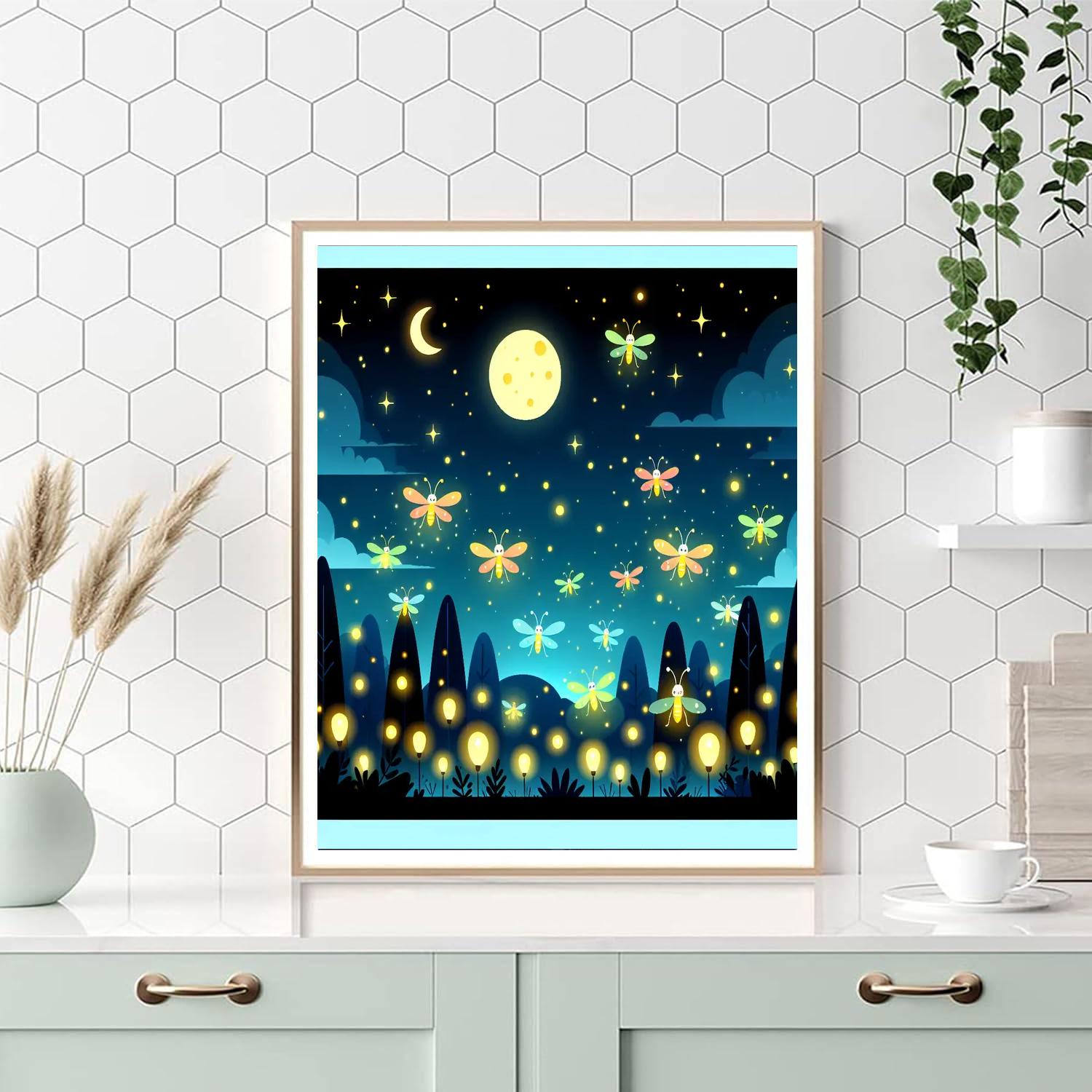 Firefly Nightlight Parade DIY Paint By Numbers