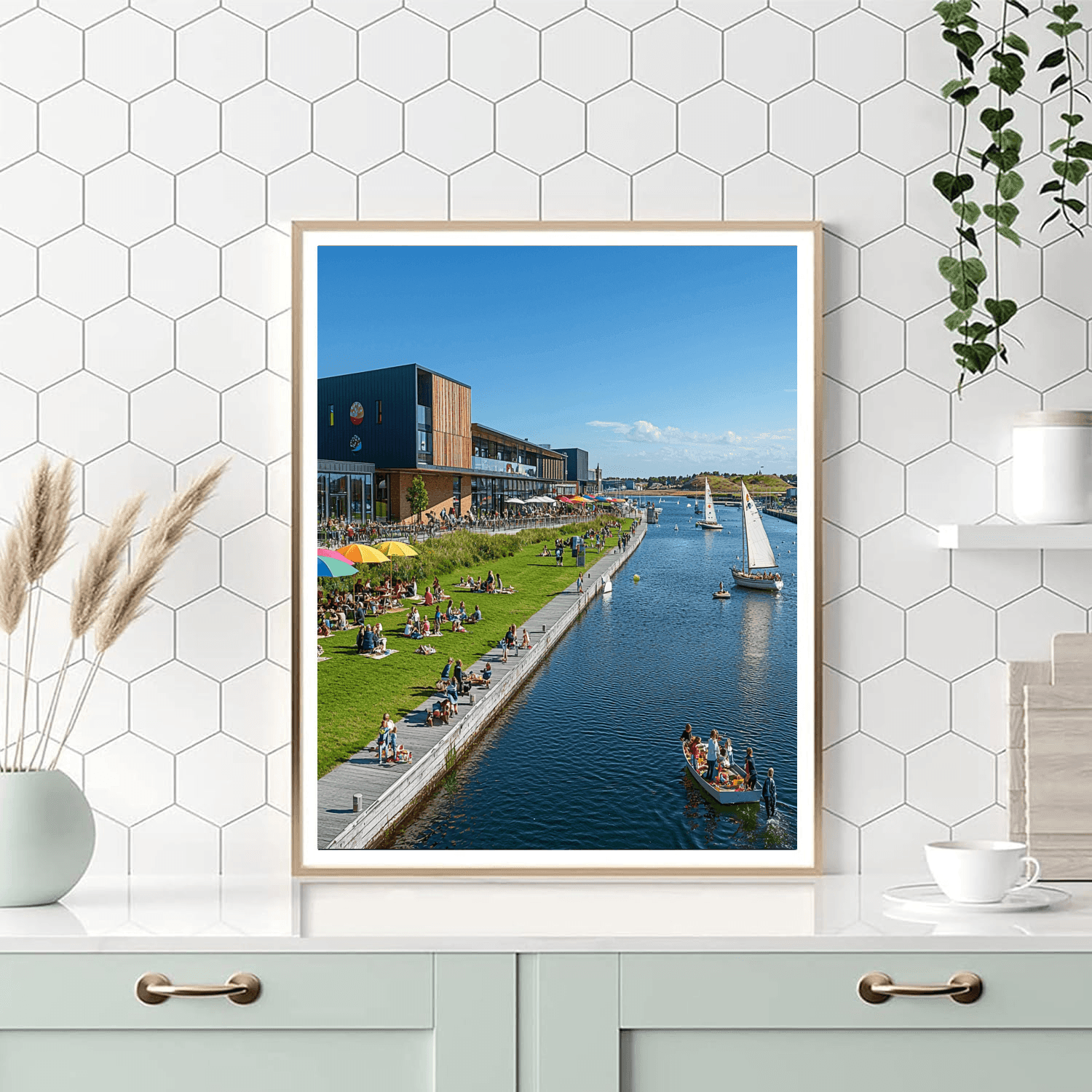 Aalborg Waterfront DIY Paint By Numbers