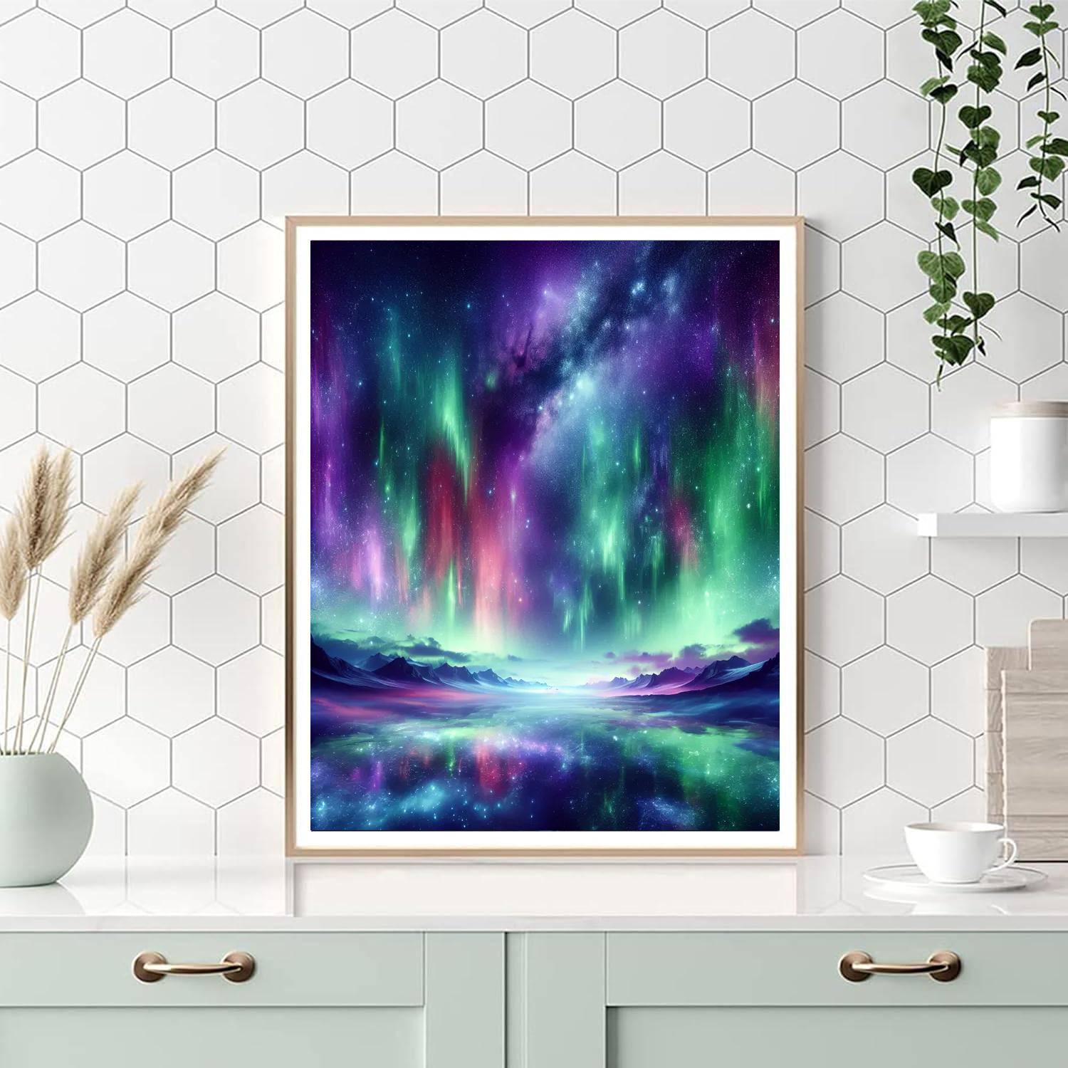 Cosmic Aurora Glow Paint By Color