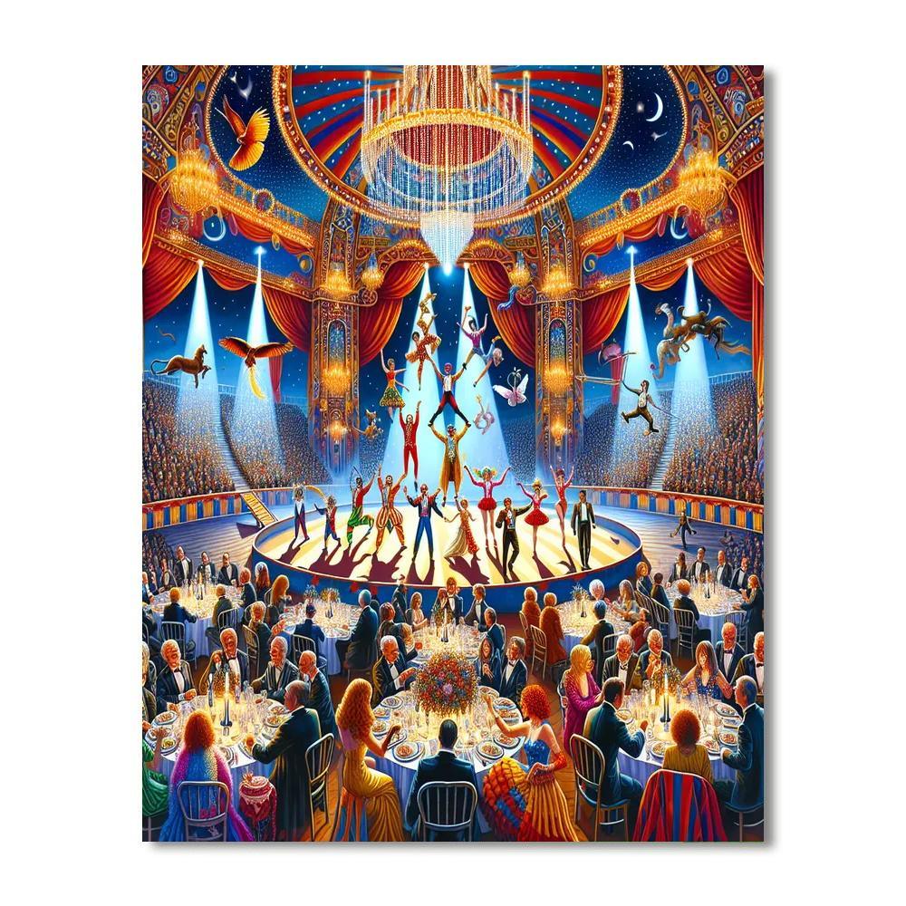 International Circus Festival - Monte Carlo Numbered Painting Kits