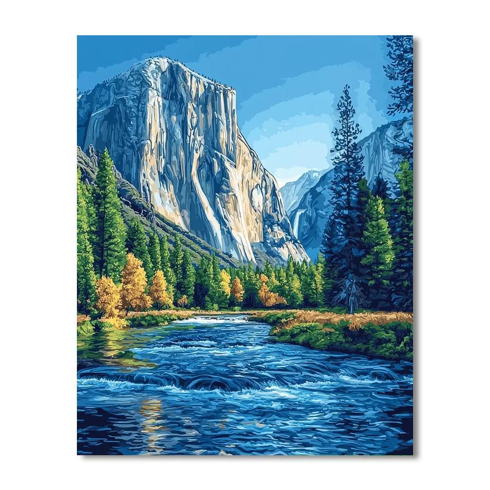 Yosemite National Park - United States Numbered Painting Kits