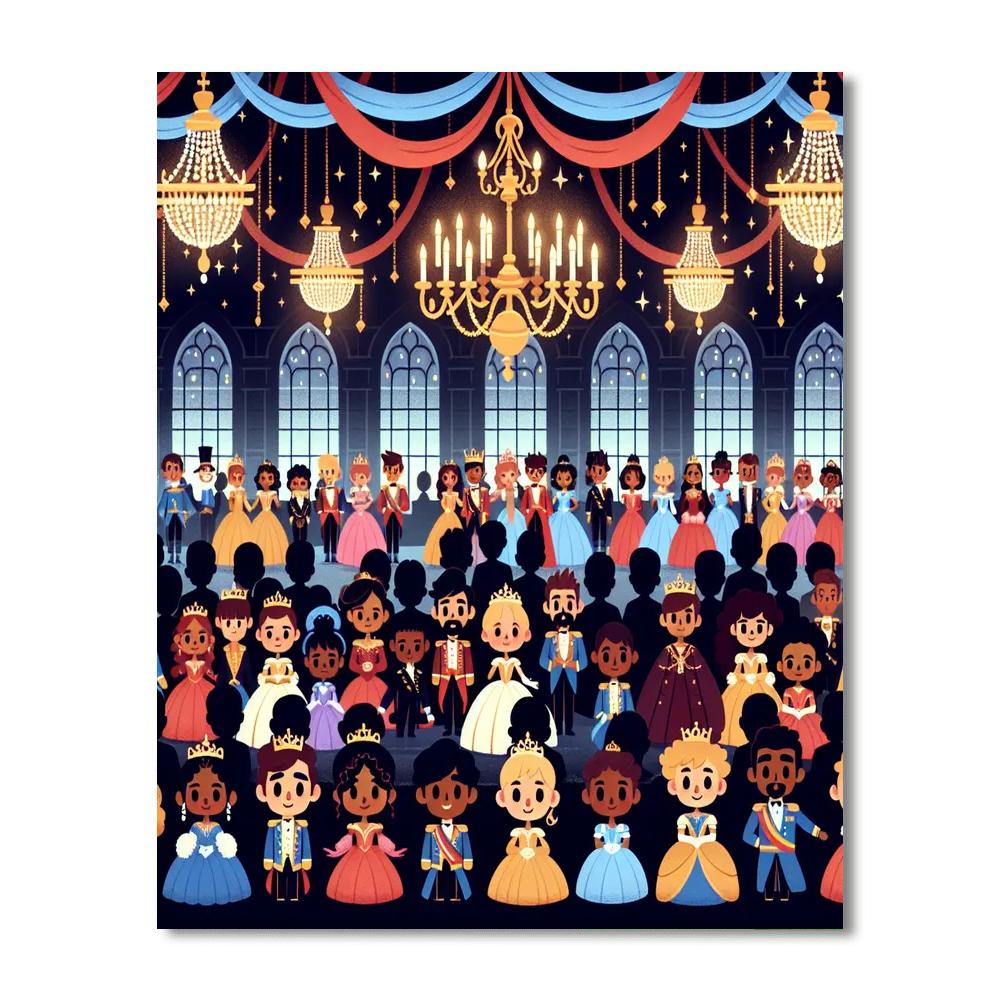Magic Castle Ball Painting By Numbers Kit