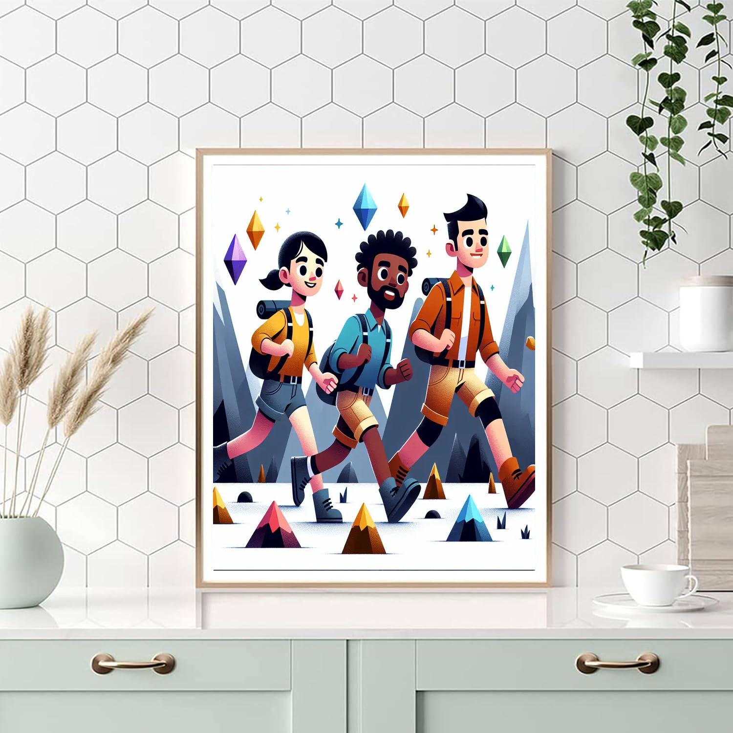 Majestic Magic Mountain Painting By Numbers Kit