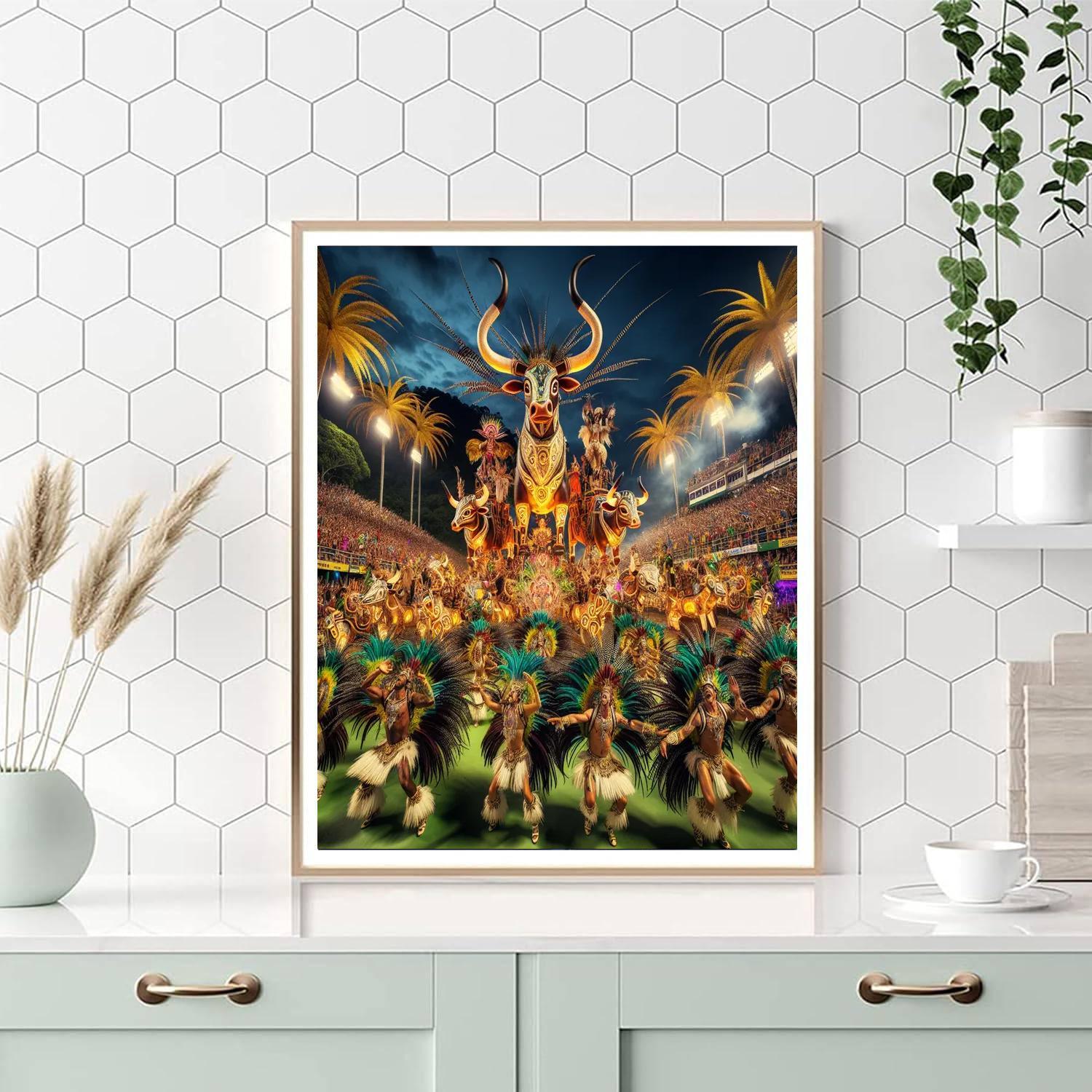 Boi Bumba - Parintins DIY Paint By Numbers