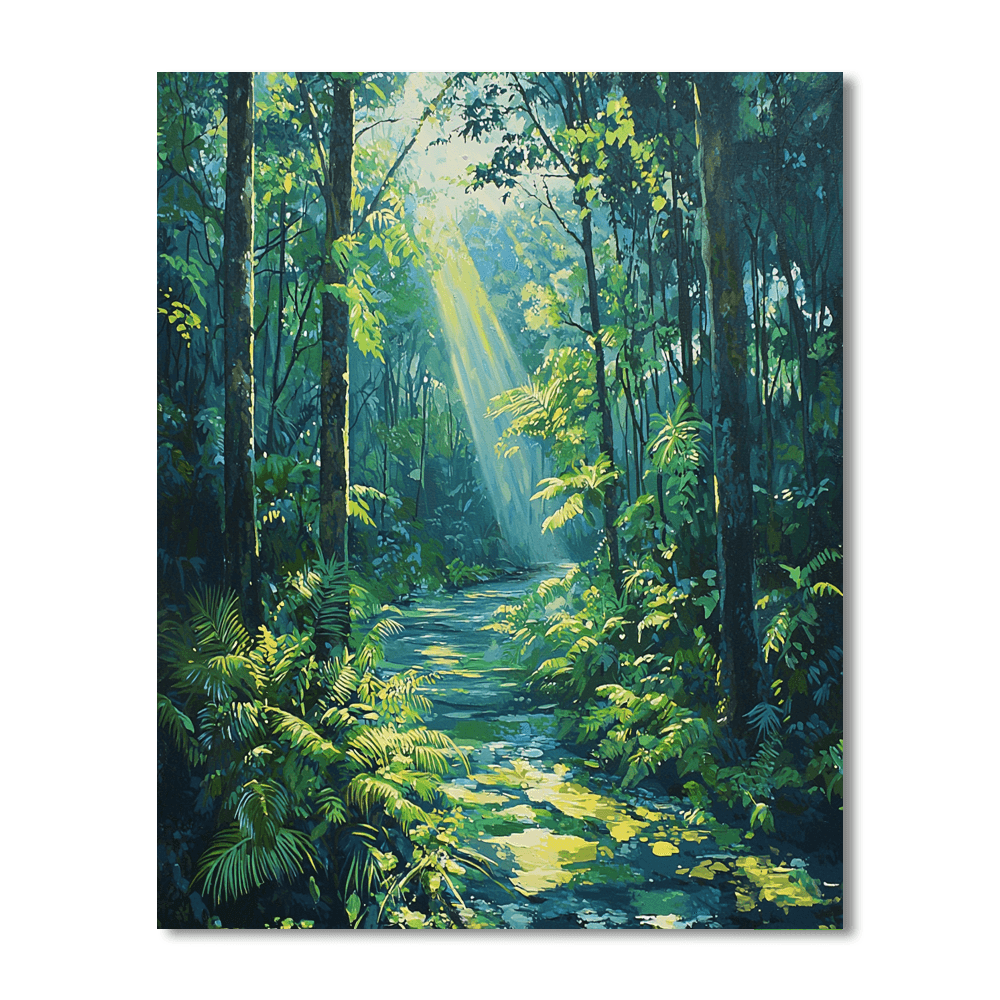 Daintree Rainforest - Australia Painting By Numbers Kit