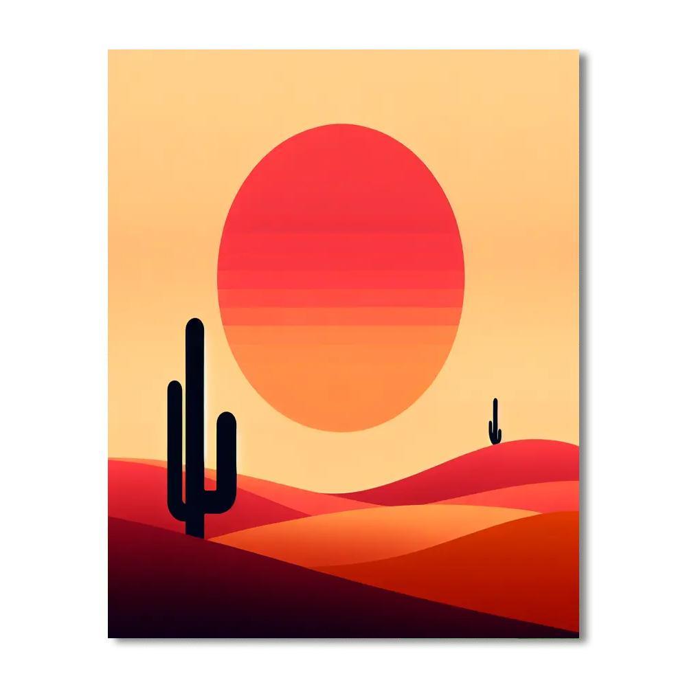 Desert Dreams Number Painting