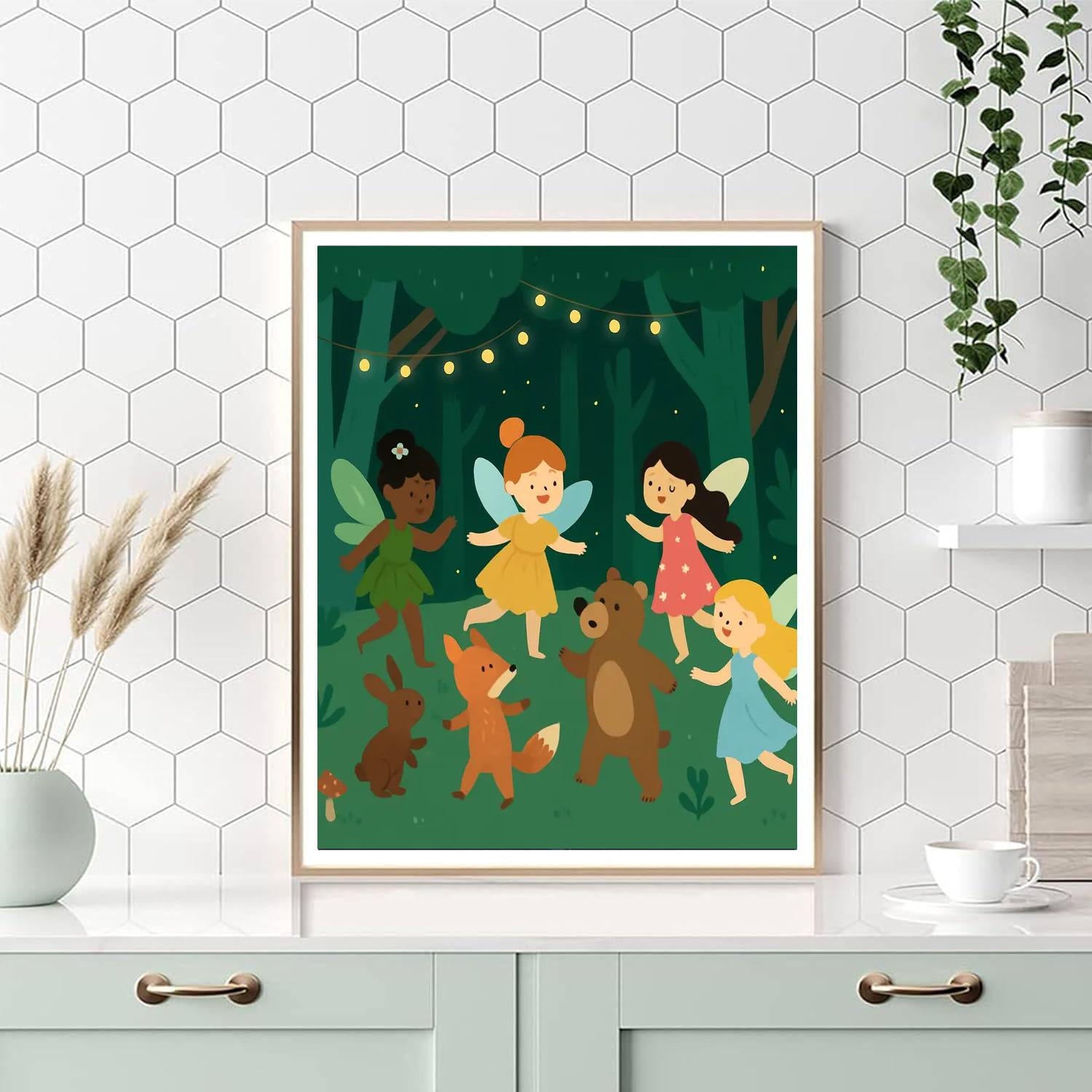 Enchanted Woodland Festival DIY Paint By Numbers