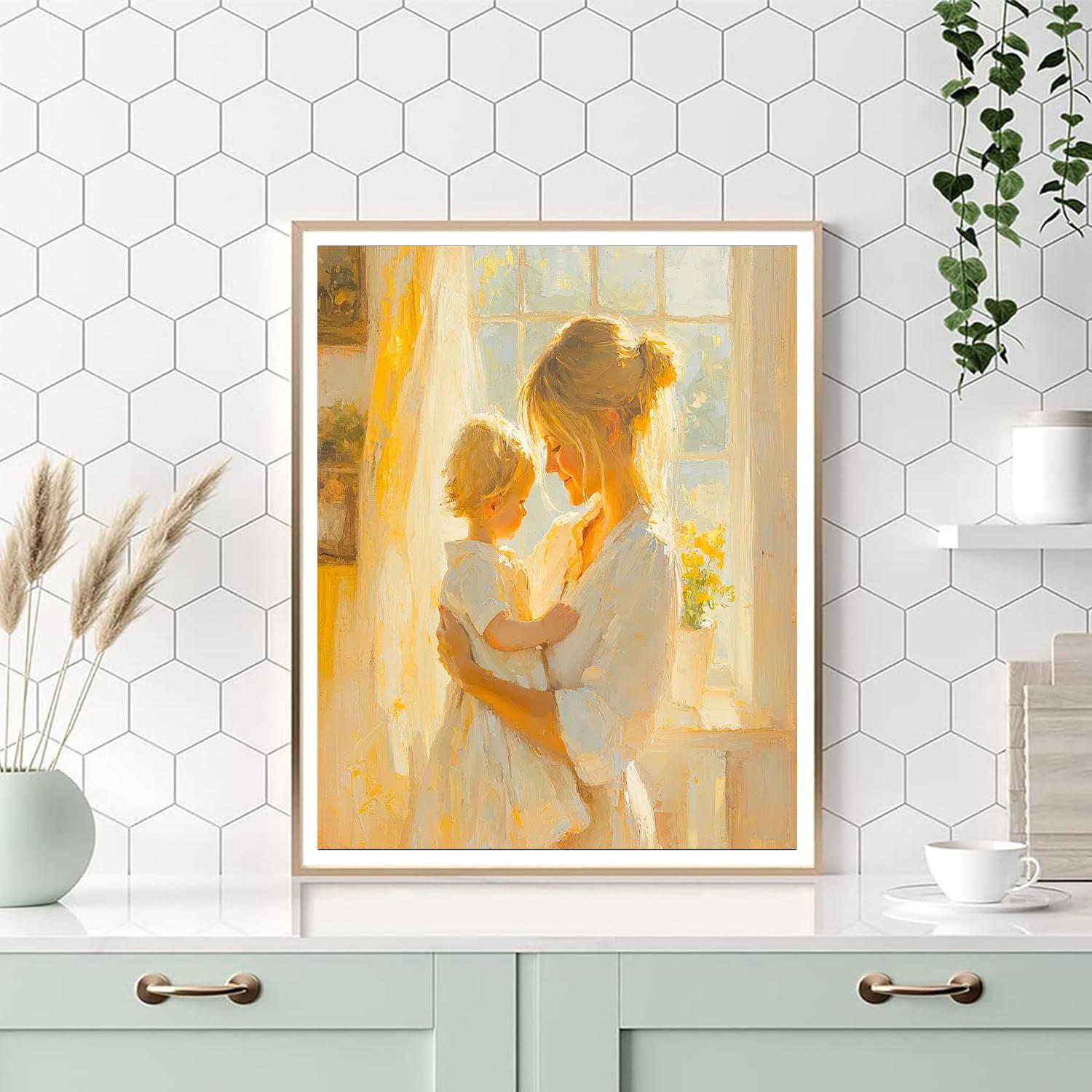 Sunbeam Kisses DIY Paint By Numbers