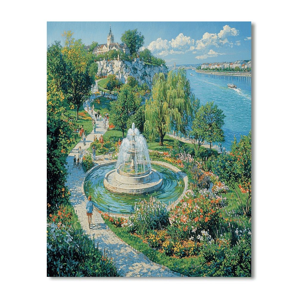 Margaret Island - Budapest Numbered Painting Kits