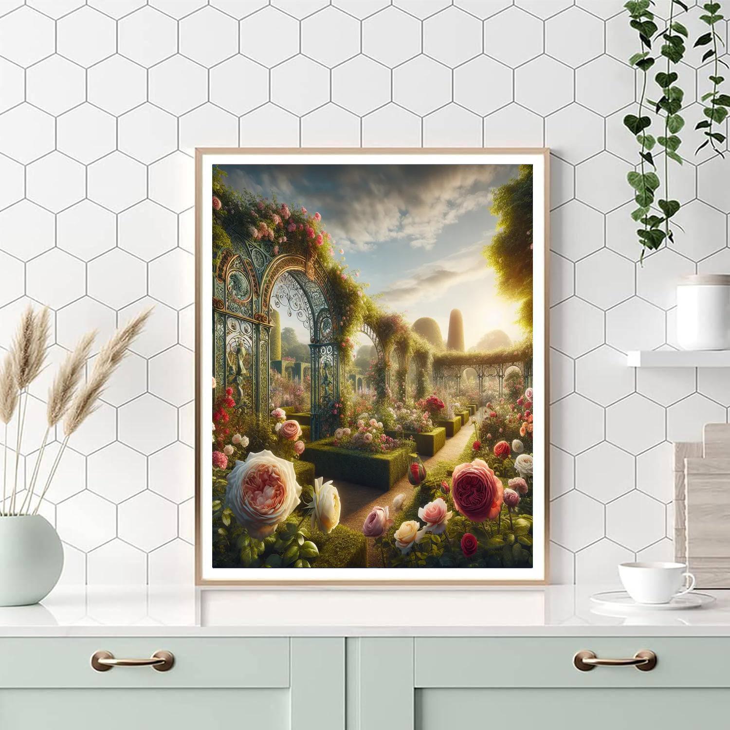 Victorian Enchantment Garden Paint By Numbers Art