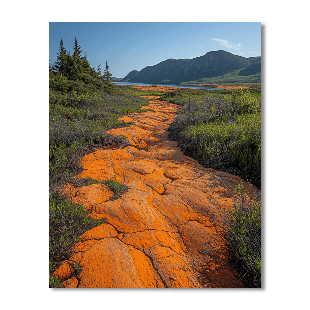 Tablelands - Gros Morne National Park, Canada Paint By Numbers Kits