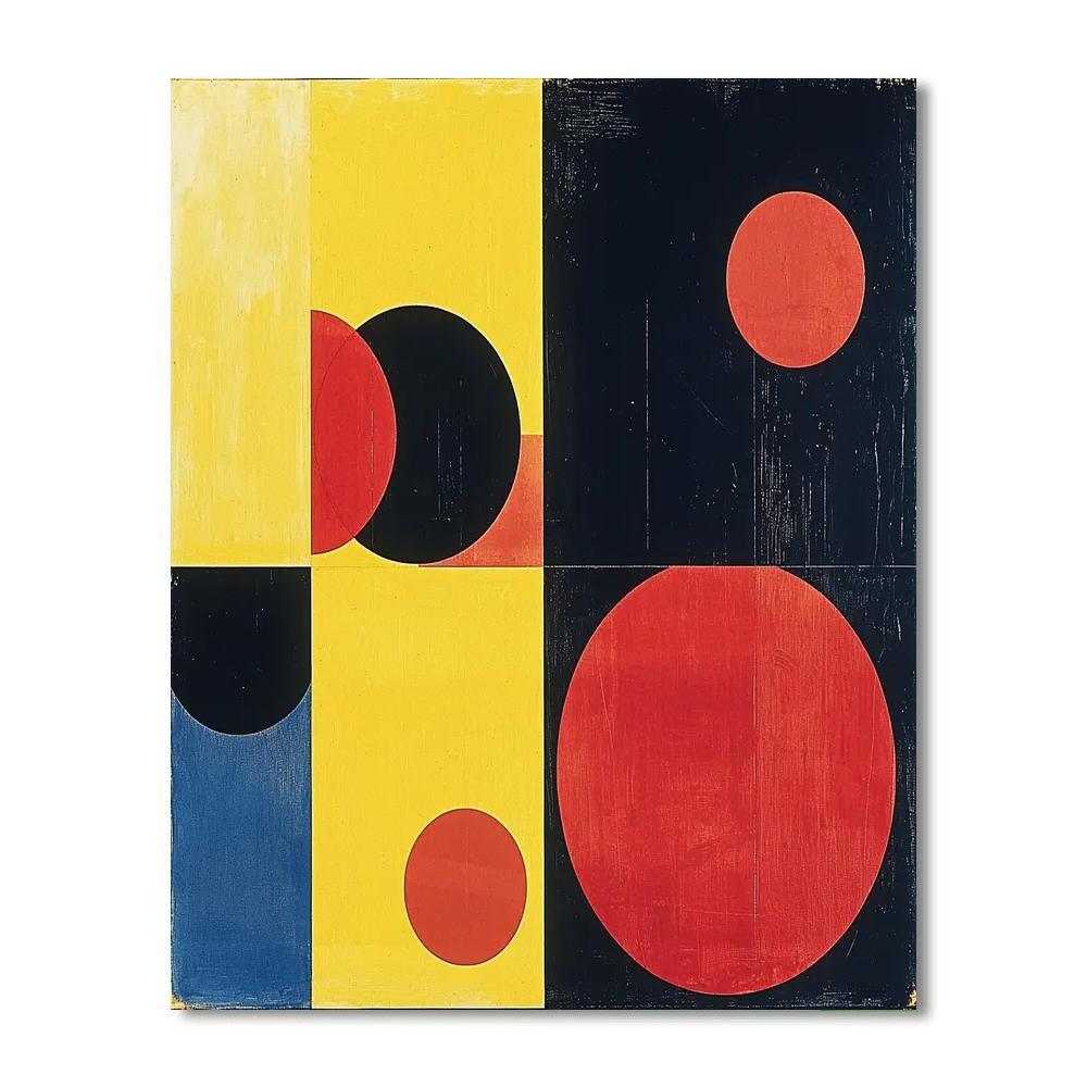 Kazimir Malevich Inspired Vibrance Of Geometry  Paint By Numbers Kits