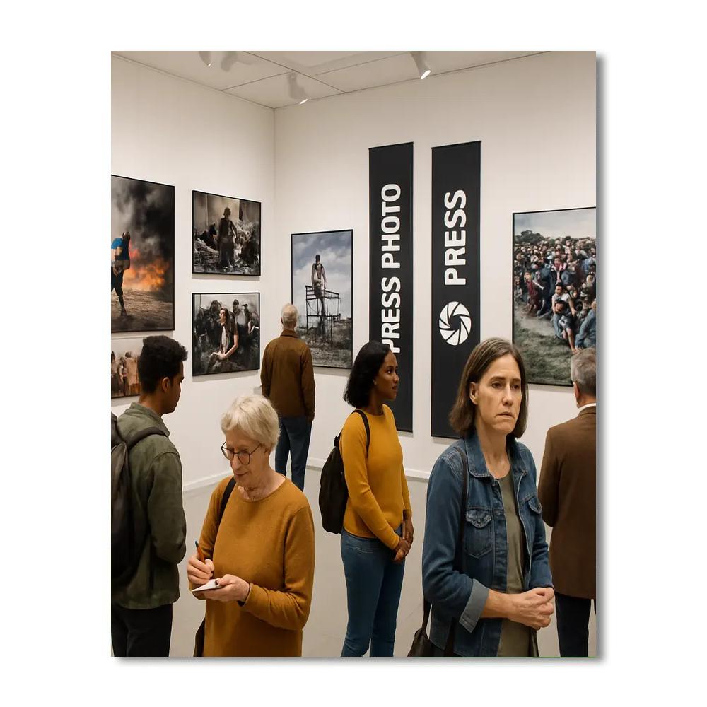 World Press Photo Festival Paint By Numbers Art
