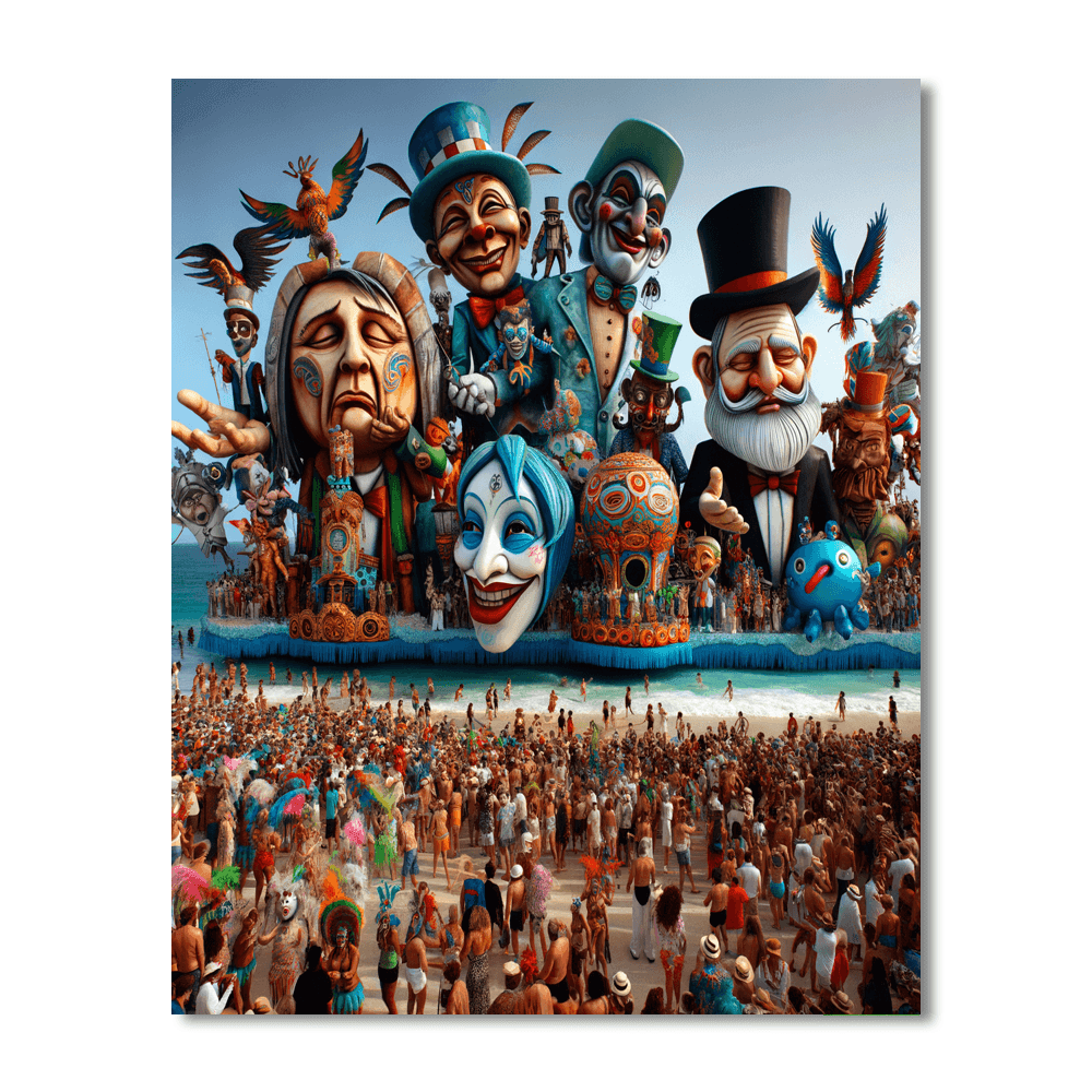 Carnevale Di Viareggio - Viareggio Paint By Color