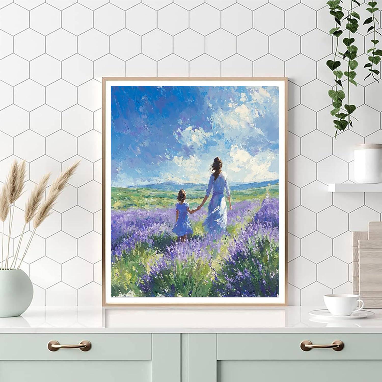 Fields Of Lavender Dreams Painting Number Kit