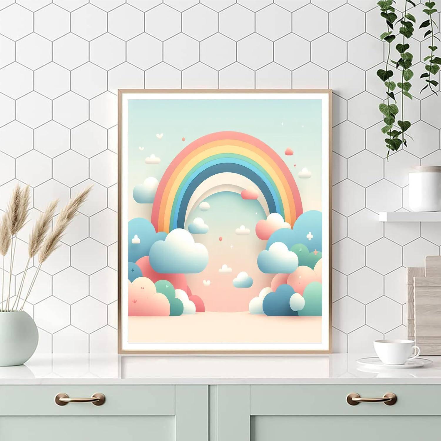 Fluffy Cloud Fantasy Paint By Numbers Art