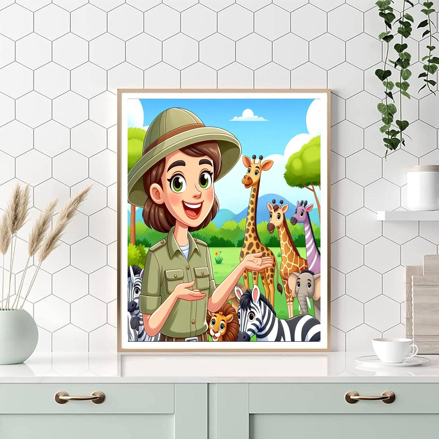 Safari Park Expedition Numbered Painting Kits