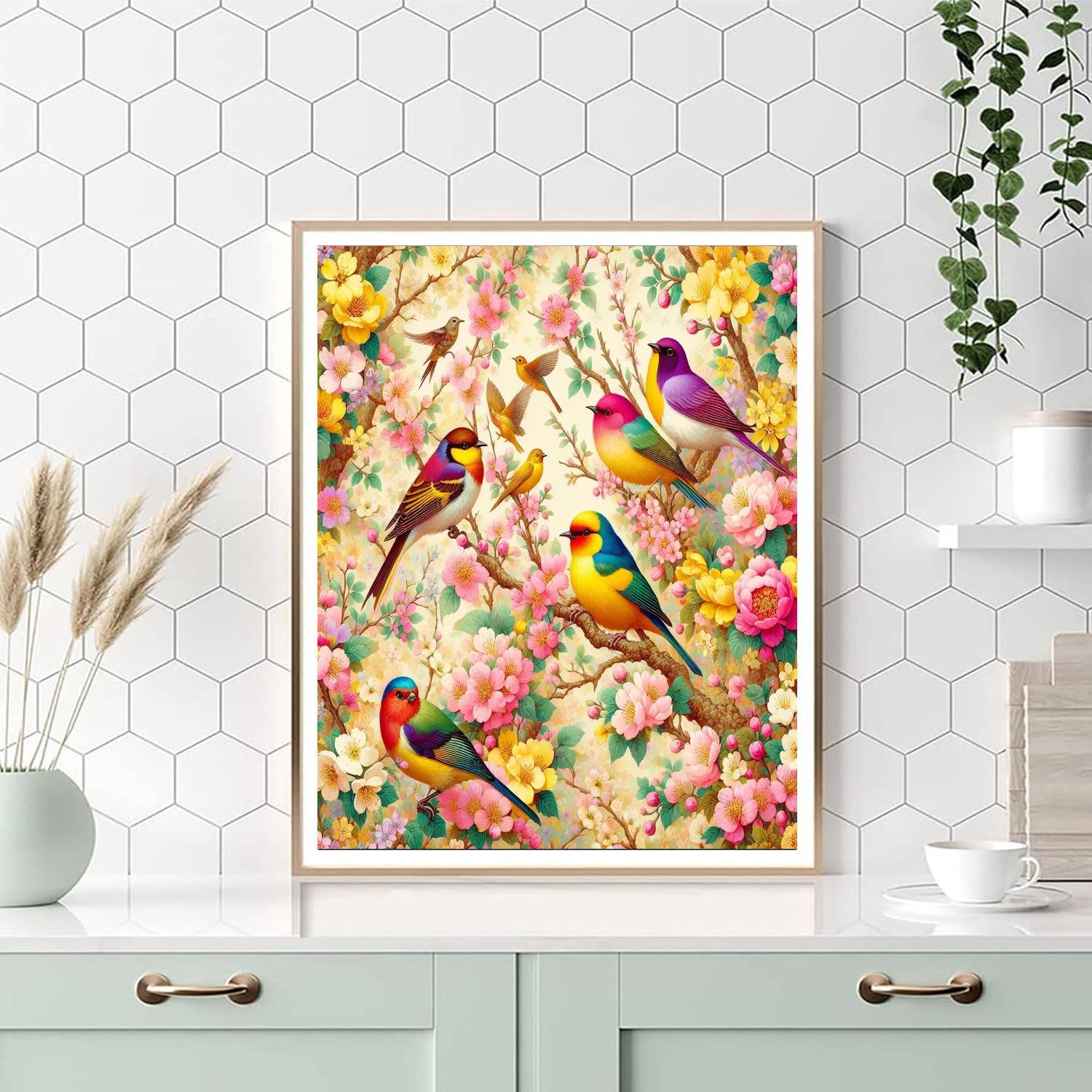 Serenade Of The Birds Painting By Numbers Kit