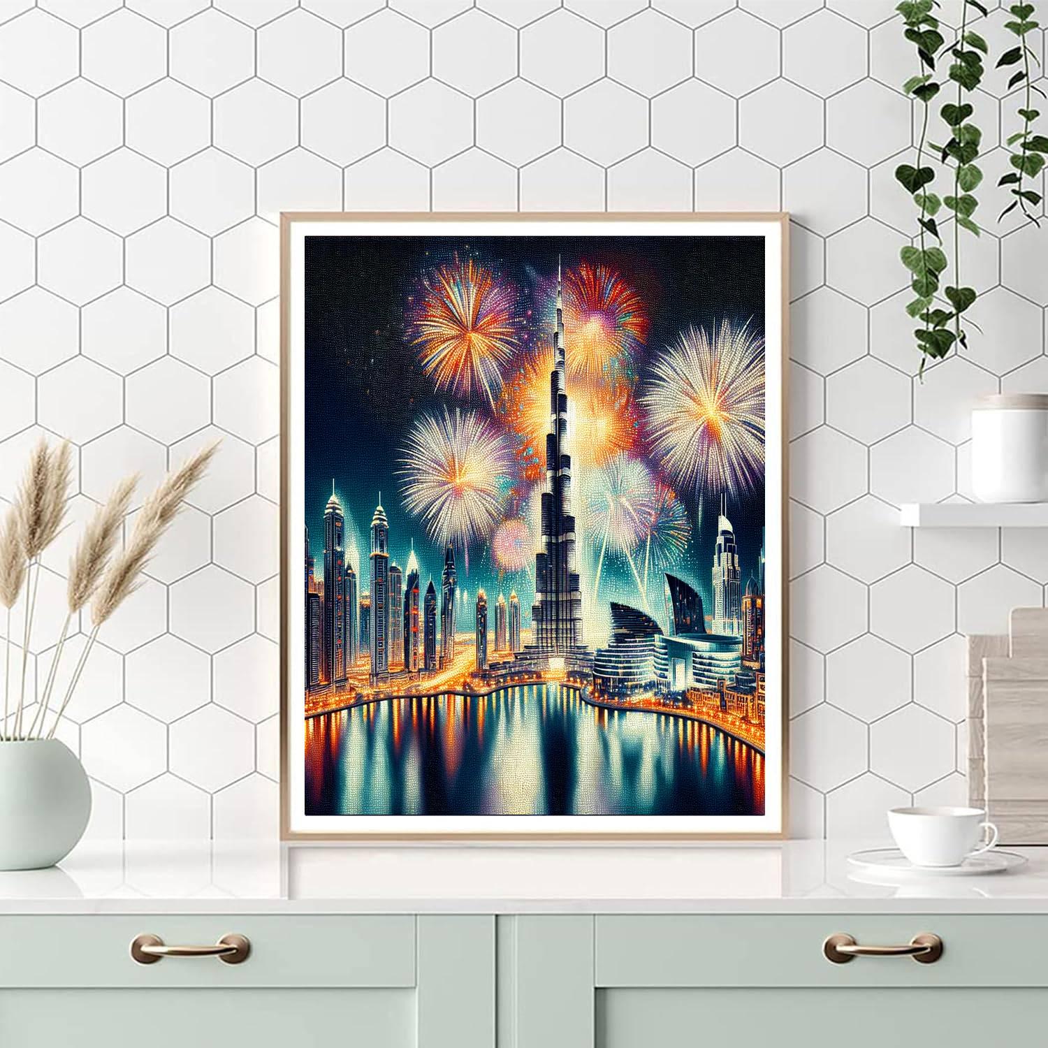 New Year's Eve In Dubai - Uae Paint By Numbers Kits