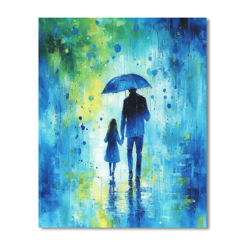 A Mother’s Touch Of Joy Paint By Color