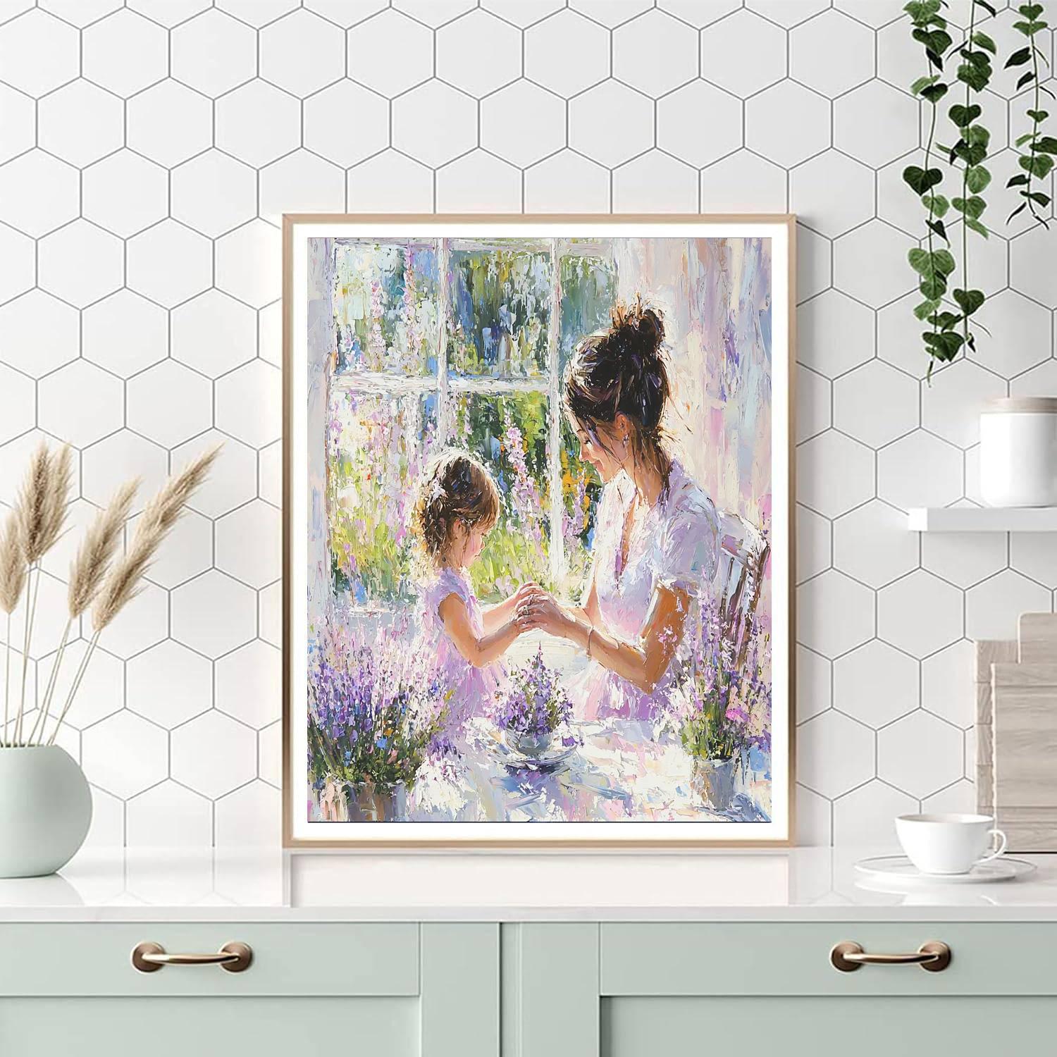 Pastel Hues Of Love Numbered Painting Kits