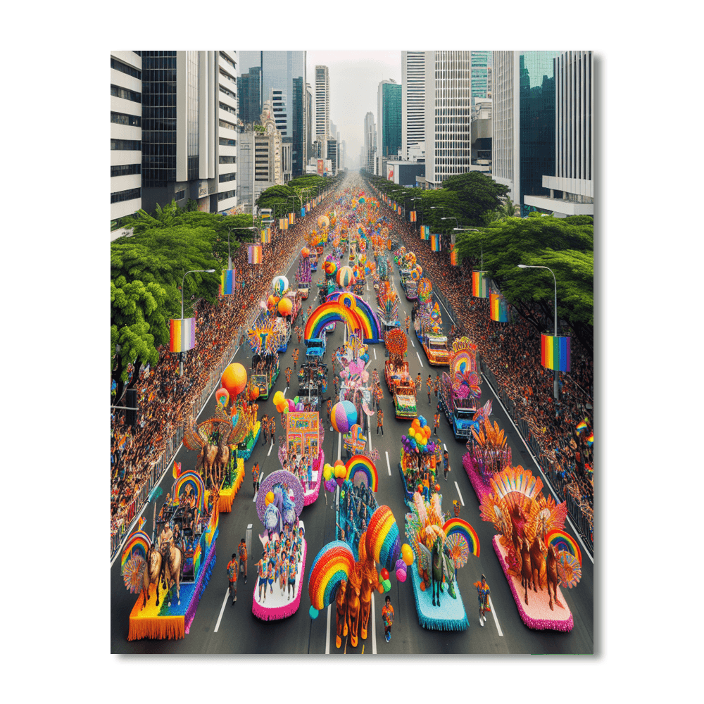 Pride Parade - São Paulo, Brazil Paint By Number