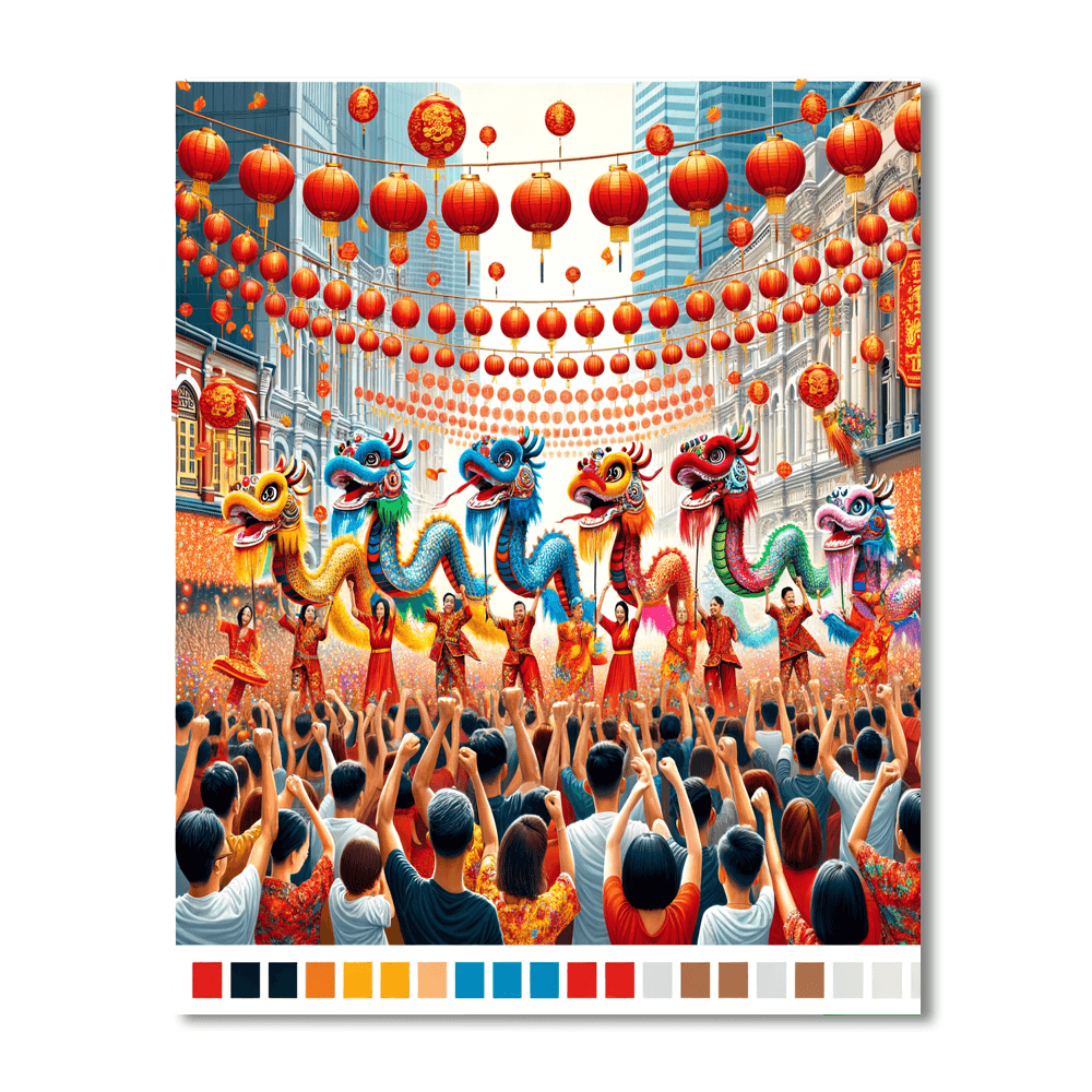 Lunar New Year Festival - Singapore Number Painting