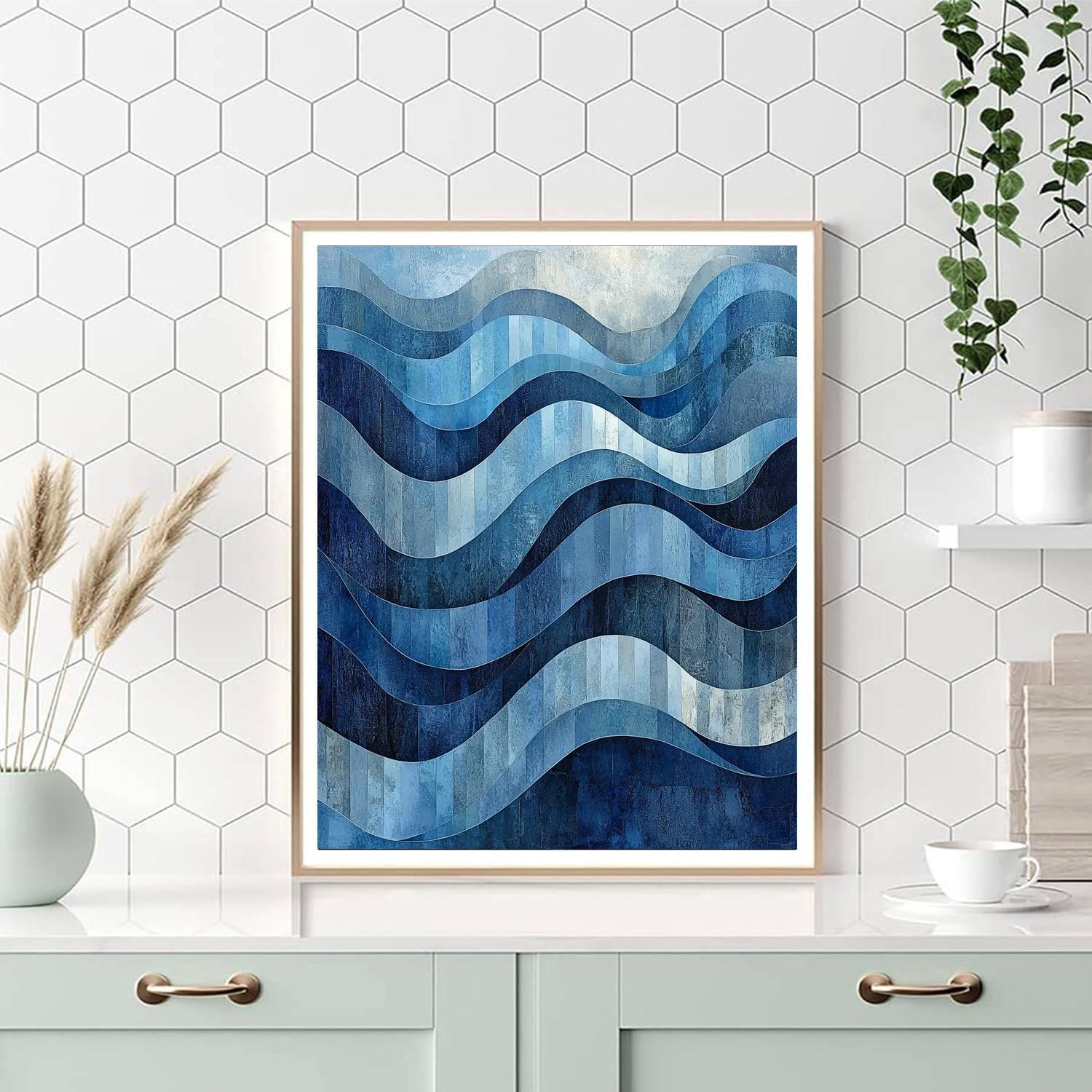 Michelangelo Inspired Whispering Tides  Paint By Numbers