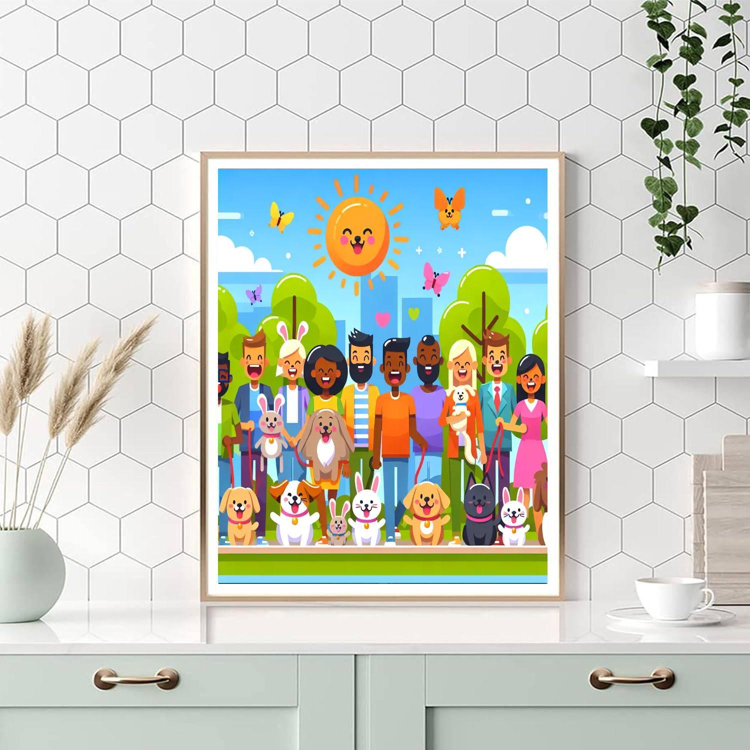 Purr-fect Pet Parade Paint By Color