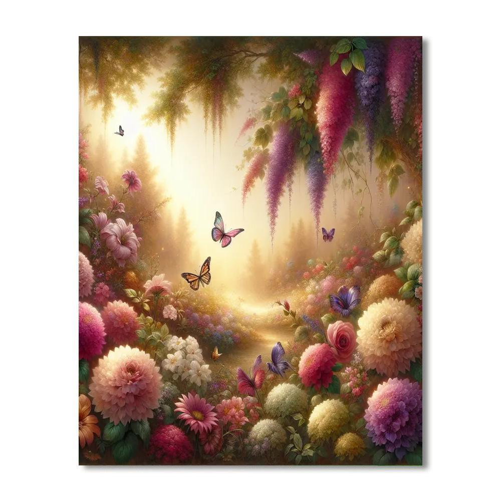 Ethereal Garden Escape Numbered Painting Kits