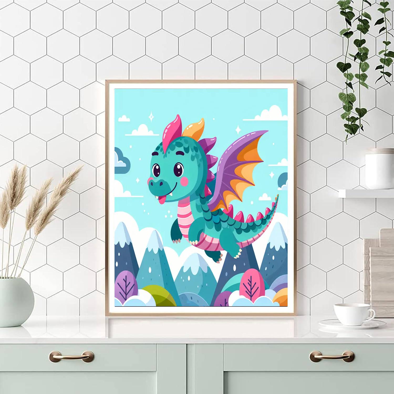 Mystic Dragon Numbered Painting Kits