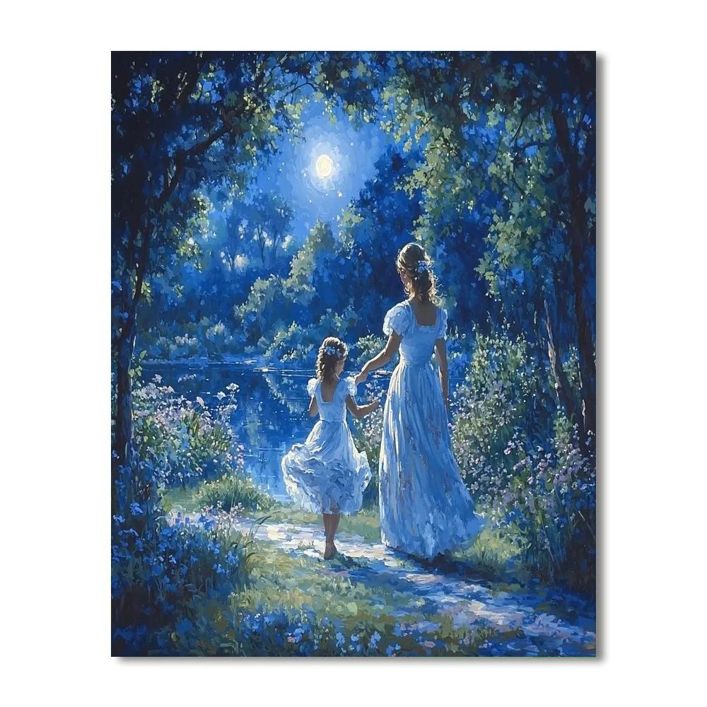 Moonlit Sonata Number Painting