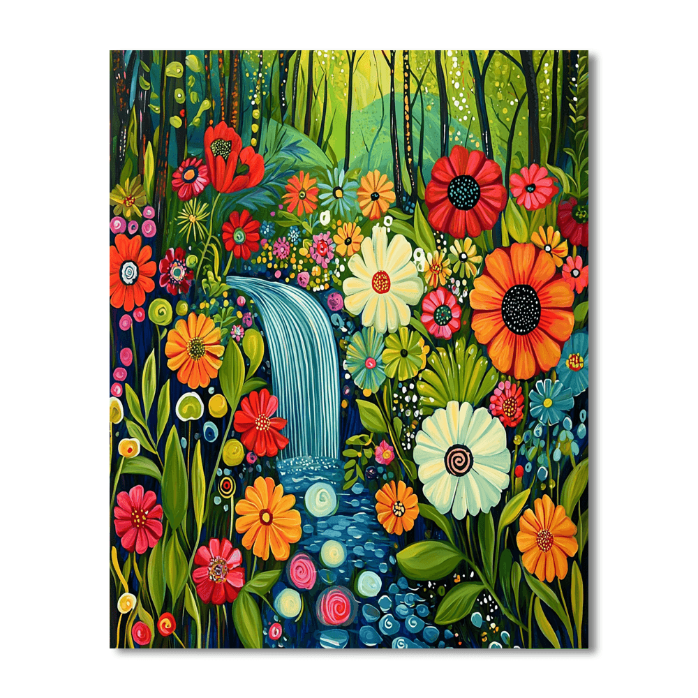 Frida Kahlo Inspired A Garden Of Dreams  Painting By Numbers Kit