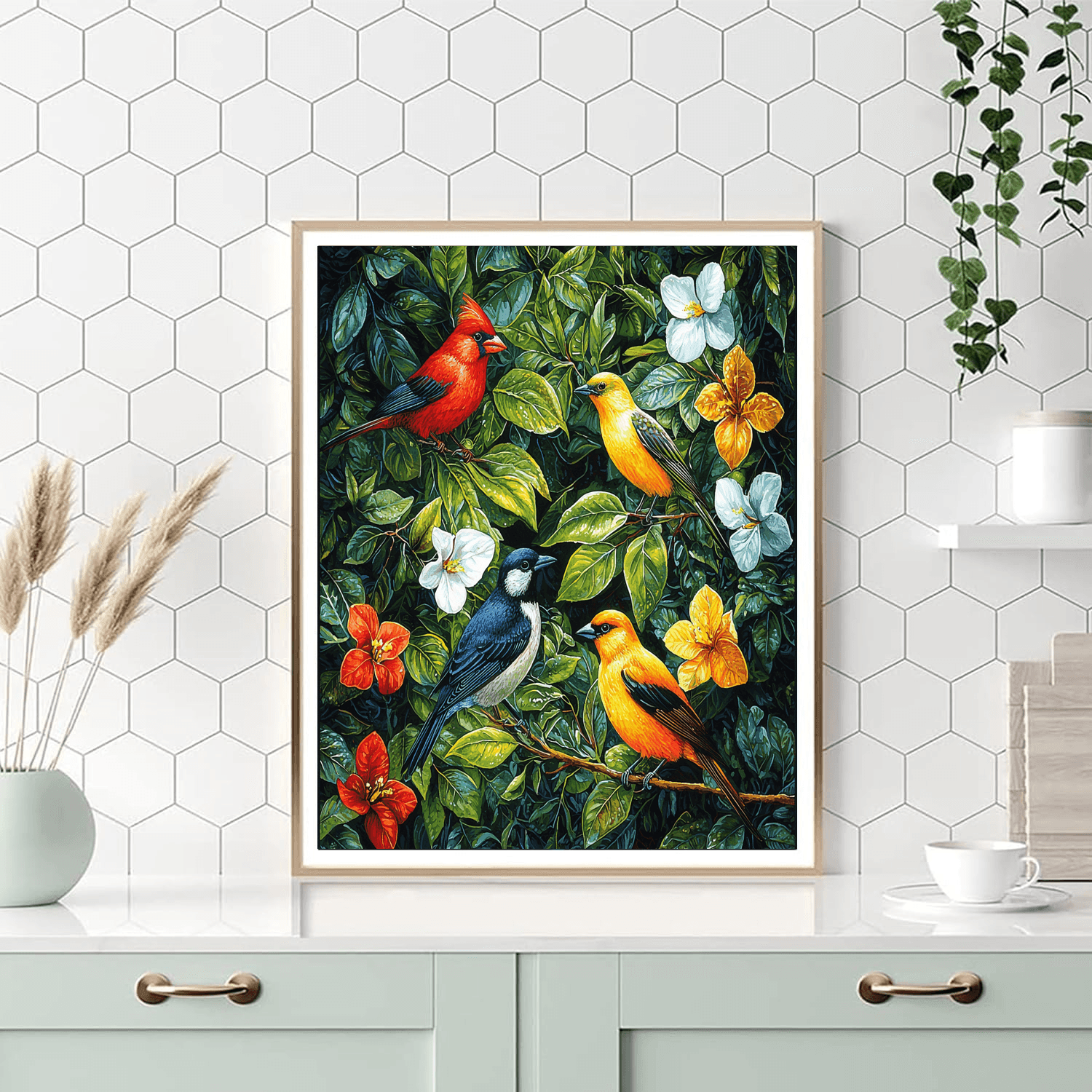 John James Audubon Inspired Exquisite Feathers  Paint By Numbers Art