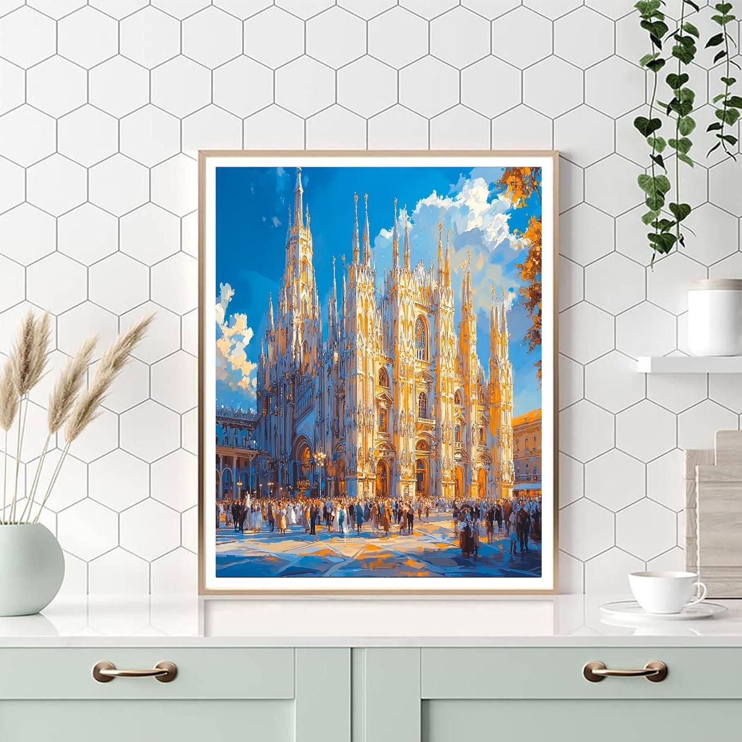 Milan Cathedral - Italy Numbered Painting Kits